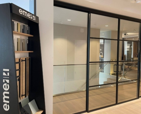 Sample kast Emezzi stalen profielen