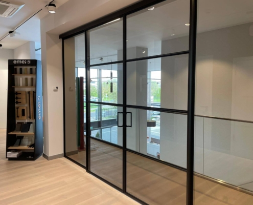 Sample kast Emezzi stalen profielen